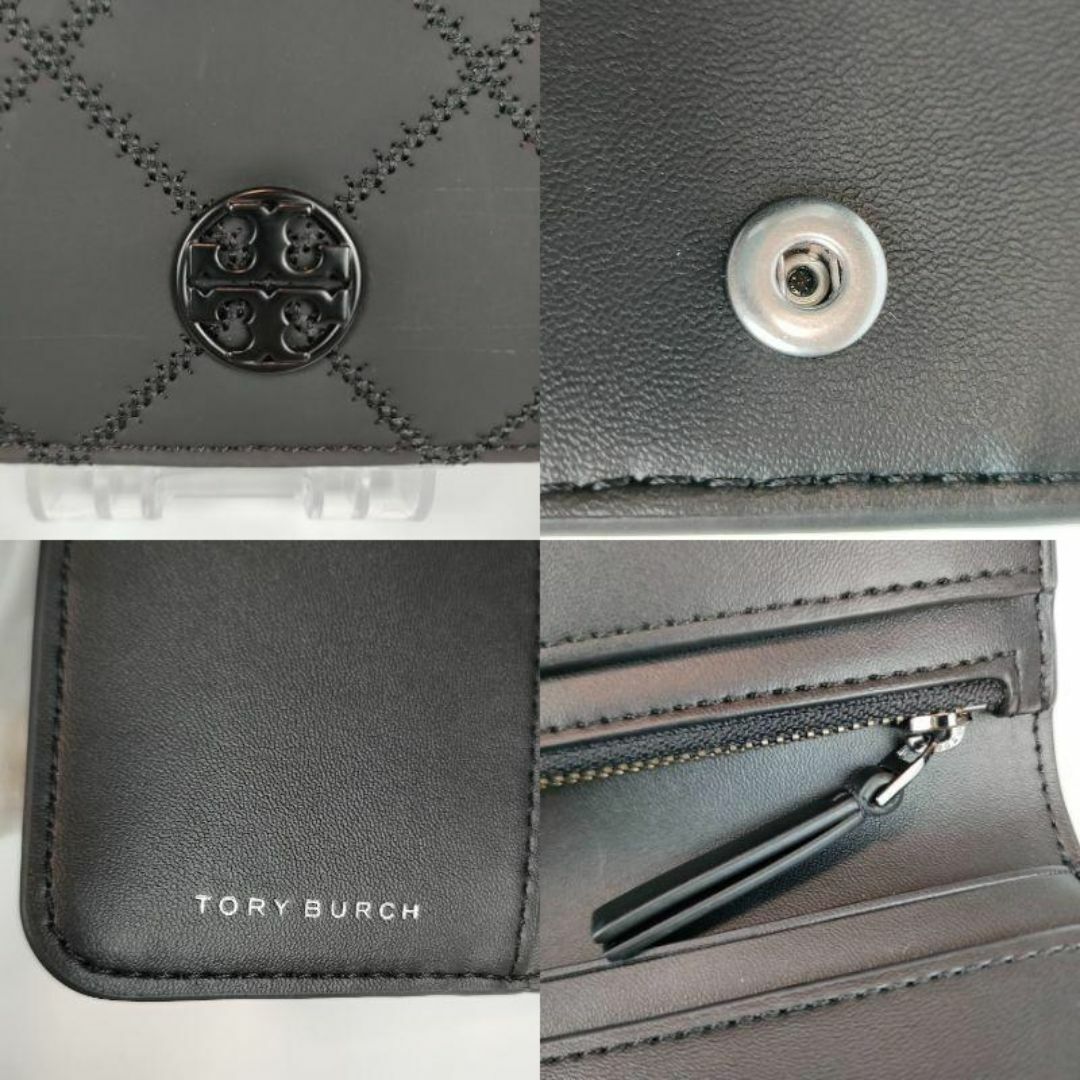Tory Burch - 未使用級 トリーバーチ 二つ折り財布 キルティング Tory Burch - 未使用級 トリーバーチ 二つ折り財布 キルティング