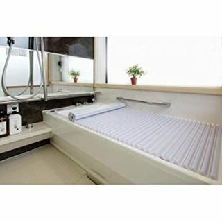 イージーウェーブ風呂フタ 90×160cm用 ホワイト wgteh8f(タオル/バス用品)