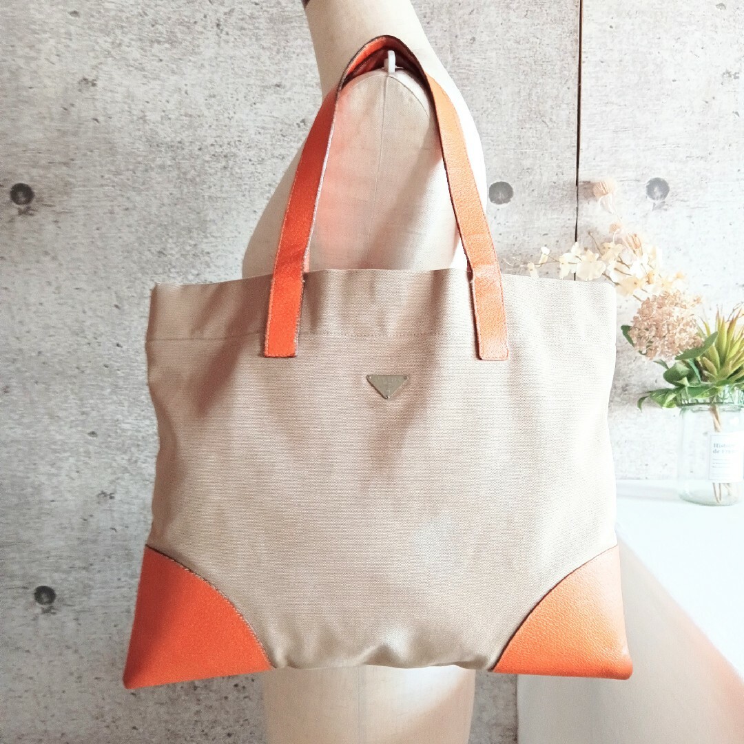 PRADA - 良品 プラダ ヴィンテージ トートバッグ 鞄 PRADA - 良品 プラダ ヴィンテージ トートバッグ 鞄