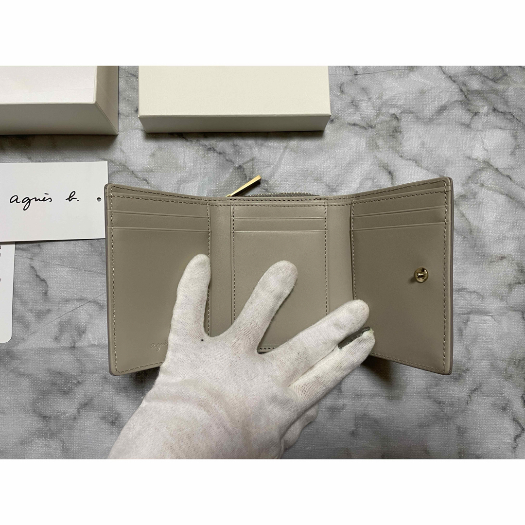 agnes b. - 【新品】アニエスベー 三つ折り財布 ミニ財布 グレー agnes b. - 【新品】アニエスベー 三つ折り財布 ミニ財布 グレー