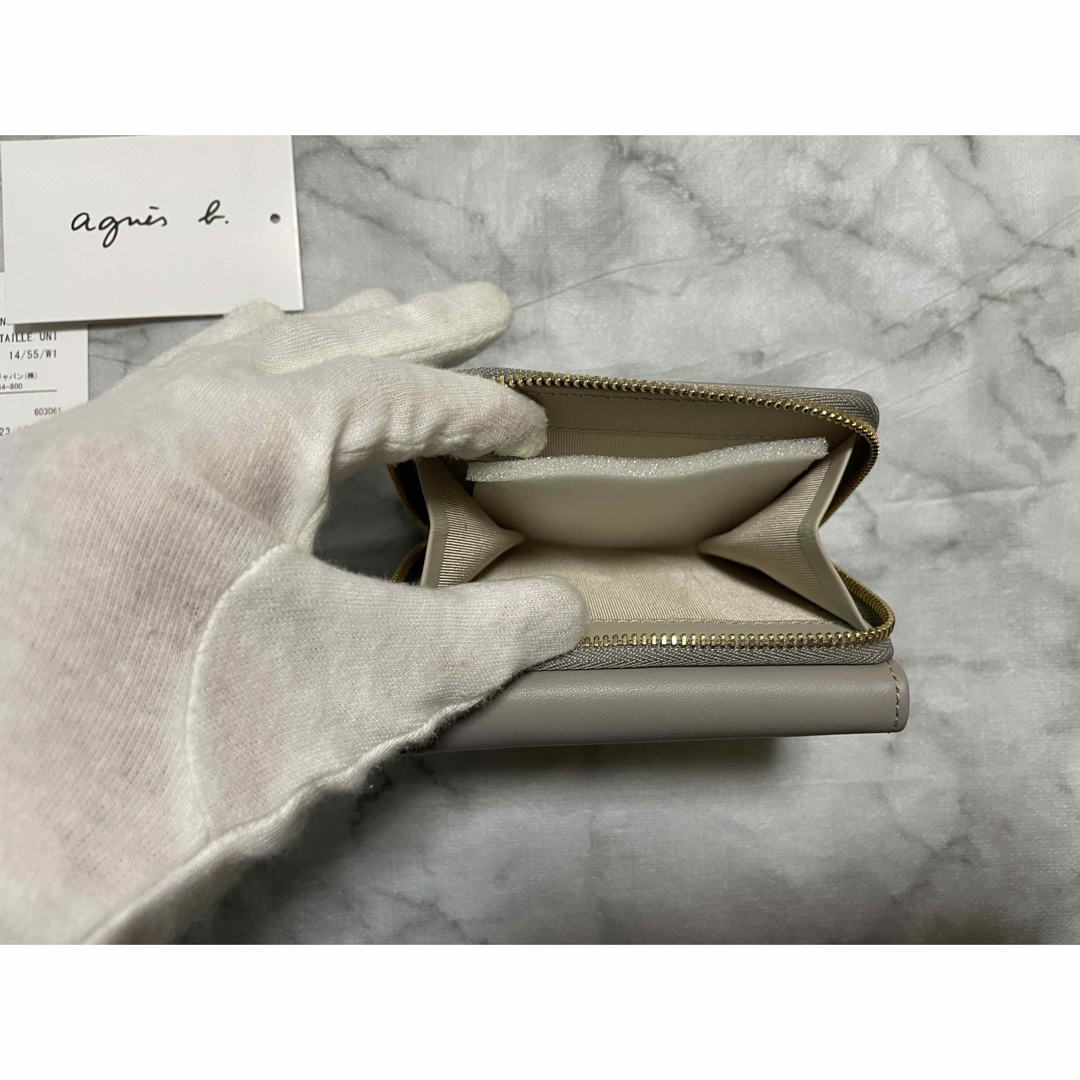 agnes b. - 【新品】アニエスベー 三つ折り財布 ミニ財布 グレー agnes b. - 【新品】アニエスベー 三つ折り財布 ミニ財布 グレー