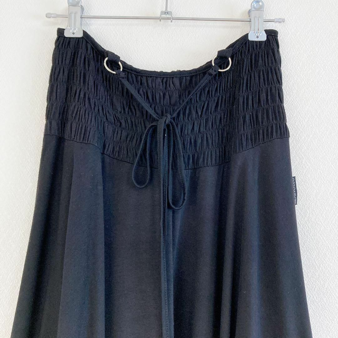 OZZON - OZZ ONESTE 和柄 スカート 刺繍 レース 黒 OZZON - OZZ ONESTE 和柄 スカート 刺繍 レース 黒