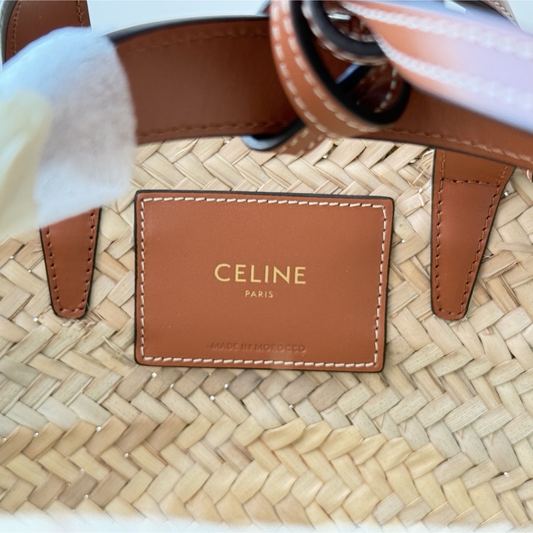 CELINE - CELINE セリーヌ バスケット Triomphe 2WAY 新品/未 CELINE - CELINE セリーヌ バスケット Triomphe 2WAY 新品/未