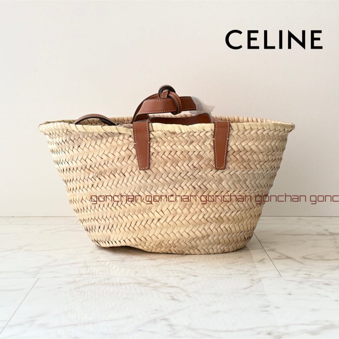 CELINE - CELINE セリーヌ バスケット Triomphe 2WAY 新品/未 CELINE - CELINE セリーヌ バスケット Triomphe 2WAY 新品/未