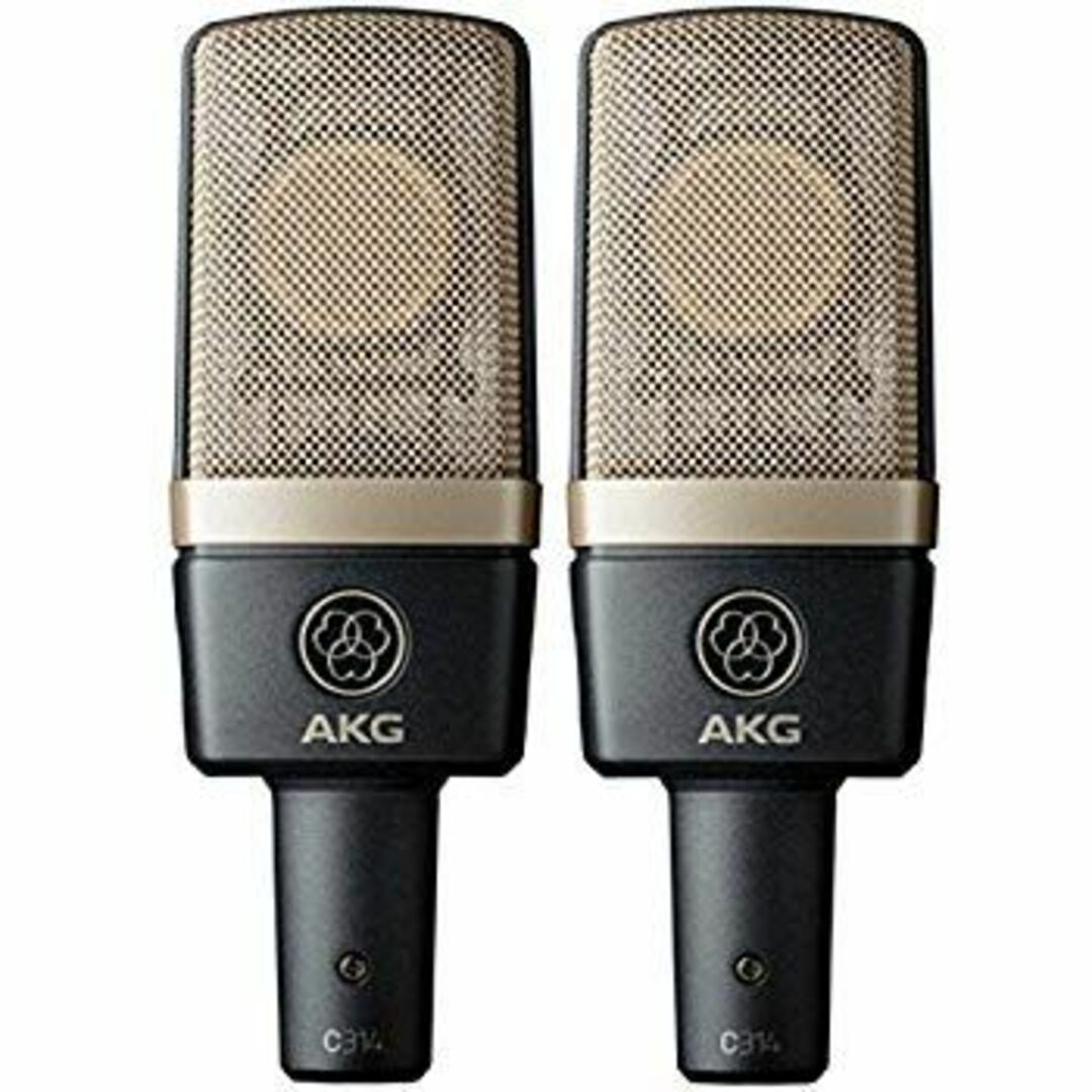 AKG C314/ST コンデンサーマイクロフォン ステレオペア 2zzhgl6 楽器のレコーディング/PA機器(マイク)の商品写真