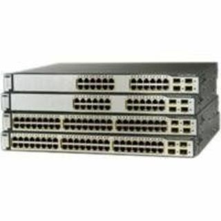 CISCO Catalyst 3750G-24PS-S スタッカブル マルチレイヤ ギガビット PoE対応 スイッチ WS-C3750G-24PS-S o7r6kf1(PC周辺機器)