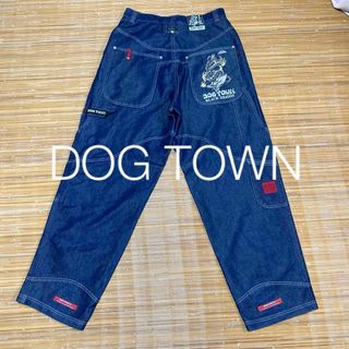 DOG TOWN - DOG TOWN BLACK DRAGON 隠しポケット付ワイドバギー DOG TOWN - DOG TOWN BLACK DRAGON 隠しポケット付ワイドバギー