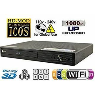 LG BPM-35 Region Free Blu-ray Player Multi region Smart Wifi 110-240 volts 6FT HDMI cable & Dynastar Plug adapter bundle Package by Dyn 2zzhgl6(その他)