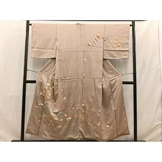 平和屋着物■訪問着　松竹梅　金彩　正絹　逸品　BAAR8805hz(着物)