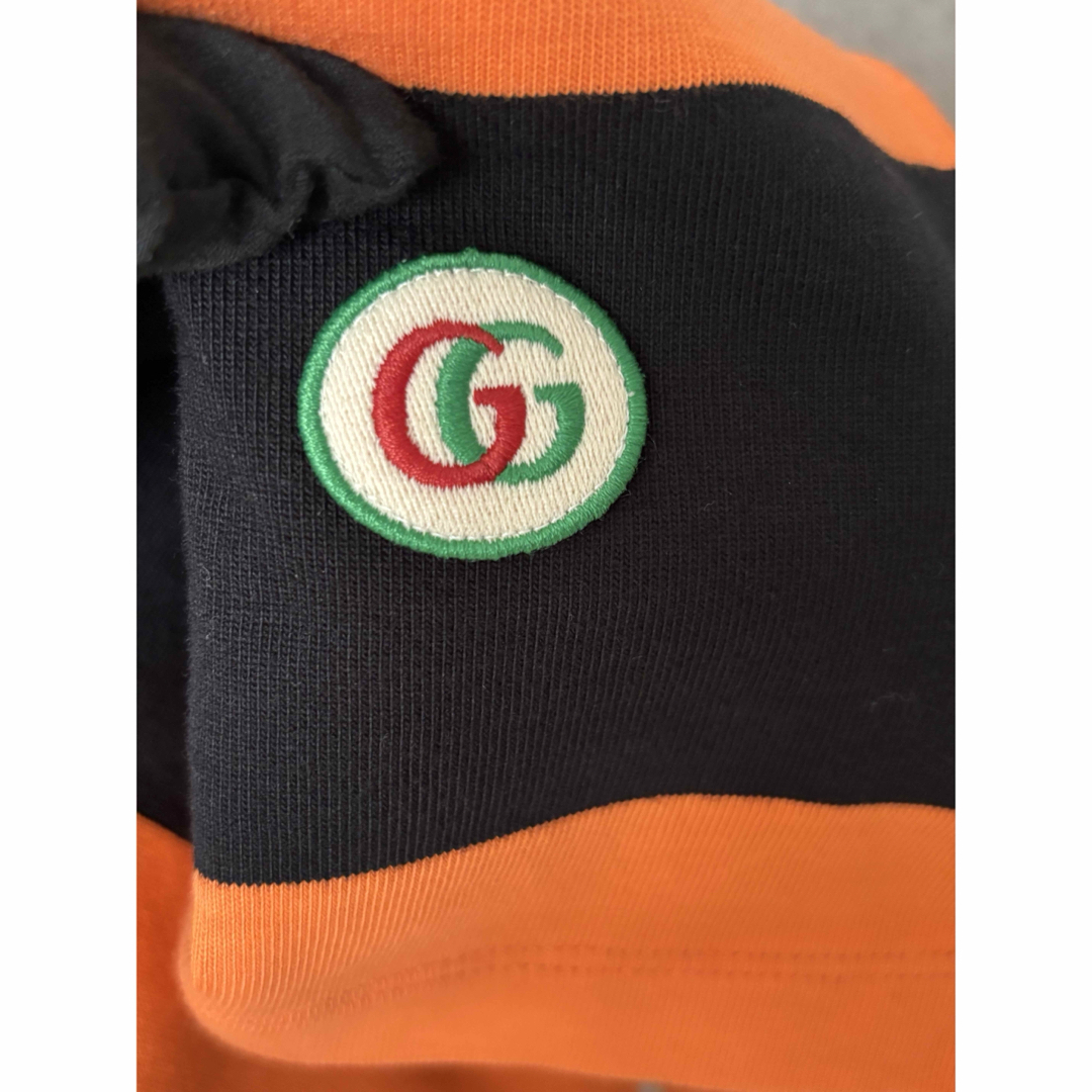 GUCCI - グッチ GUCCI ストライプコットンボーダーポロシャツの GUCCI - グッチ GUCCI ストライプコットンボーダーポロシャツの