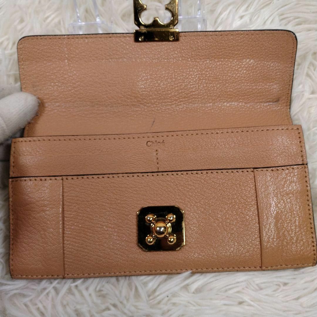 Chloe - CHLOE レザー 長財布 ターンロック ベージュの通販 by Chloe - CHLOE レザー 長財布 ターンロック ベージュの通販 by