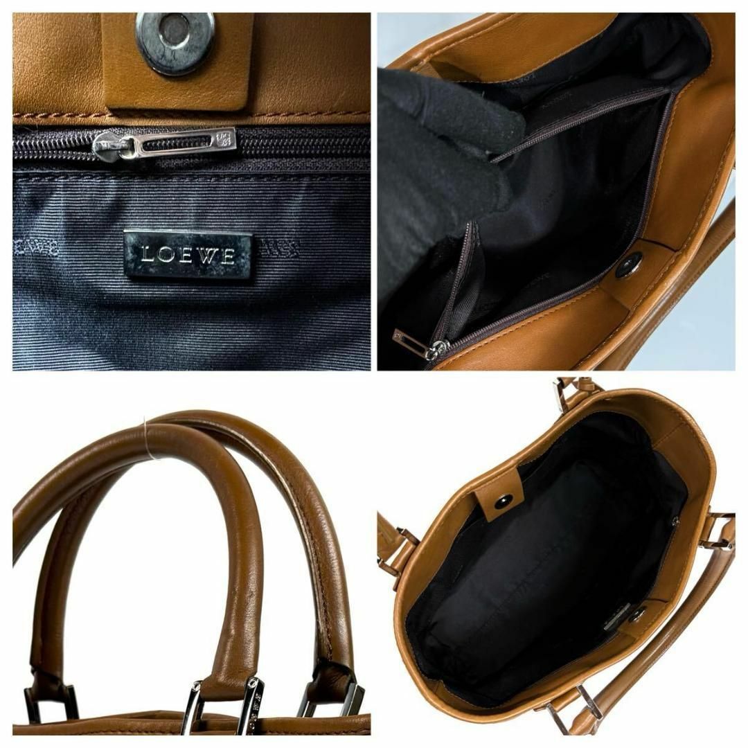 【日本製】 LOEWE アナグラム フスタ アマソナ 【美品】LOEWE - バッグ