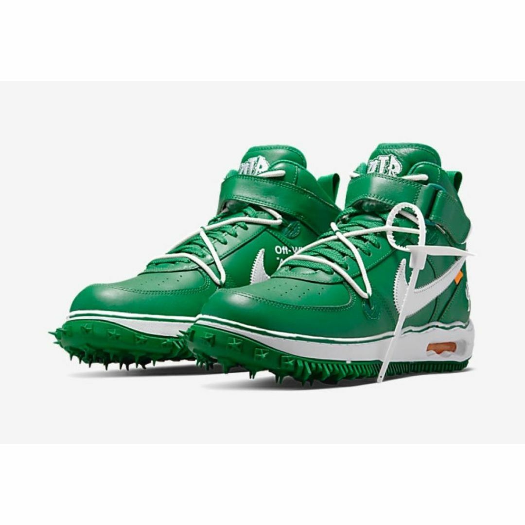 NIKE - 【新品未使用】NIKE OFF WHITE  Air Force 1 Mid 緑