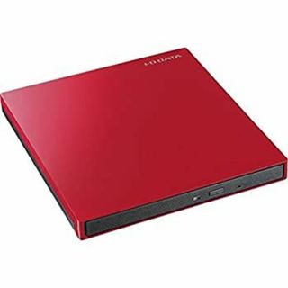 アイ・オー・データ機器 USB 3.0/2.0対応 バスパワー駆動ポータブルDVDドライブ ルビーレッド DVRP-UT8LRA(PC周辺機器)