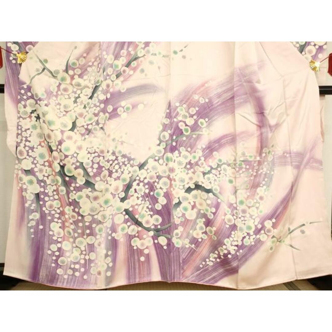 平和屋着物□豪華振袖 枝花文 暈し染め 銀彩 正絹 逸品 平和屋着物□豪華振袖 枝花文 暈し染め 銀彩 正絹 逸品