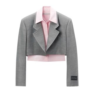 Alexander Wang - ALEXANDER WANG クロップド テーラード Alexander Wang - ALEXANDER WANG クロップド テーラード