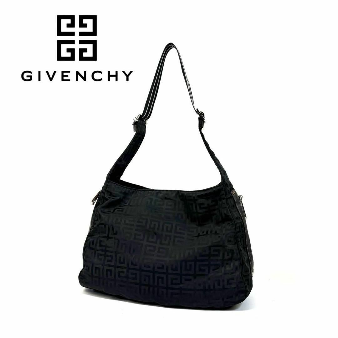 GIVENCHY - 【美品】GIVENCHY ハンドバッグ 肩掛け 総柄 グレー GIVENCHY - 【美品】GIVENCHY ハンドバッグ 肩掛け 総柄 グレー
