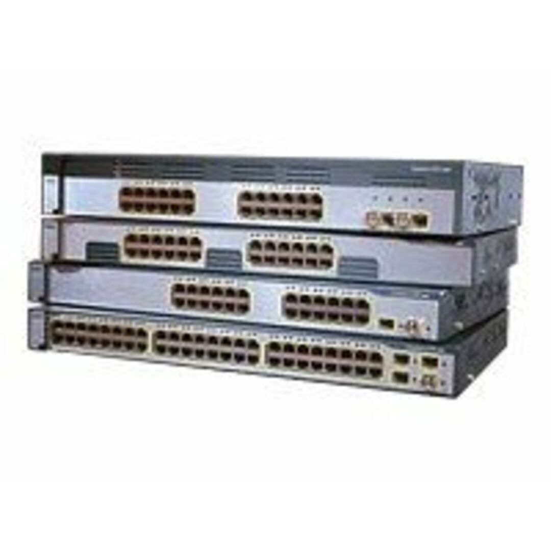 (未使用・未開封品)CISCO Catalyst 3750G-24T-E スタッカブル マルチレイヤ ギガビットイーサネットスイッチ WS-C3750G-24T-E スマホ/家電/カメラのPC/タブレット(その他)の商品写真