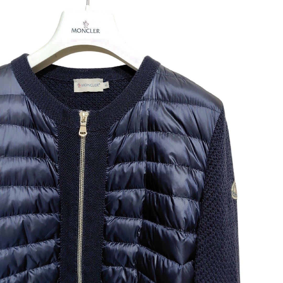 MONCLER - モンクレール Alla Coreana ダウンニットカーディガン MONCLER - モンクレール Alla Coreana ダウンニットカーディガン