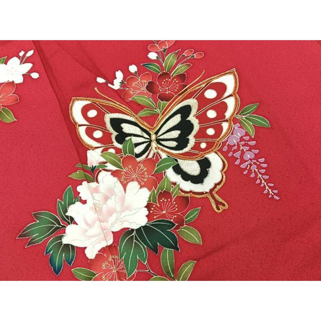 平和屋着物□豪華振袖 駒刺繍 花蝶文 暈し染め 金彩 正絹 逸品 平和屋着物□豪華振袖 駒刺繍 花蝶文 暈し染め 金彩 正絹 逸品