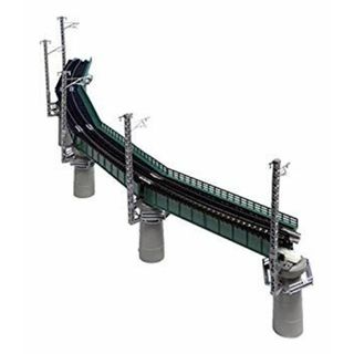 (未使用･未開封品)　KATO Nゲージ カーブ鉄橋セットR448-60° 緑 20-823 鉄道模型用品 qdkdu57(鉄道模型)