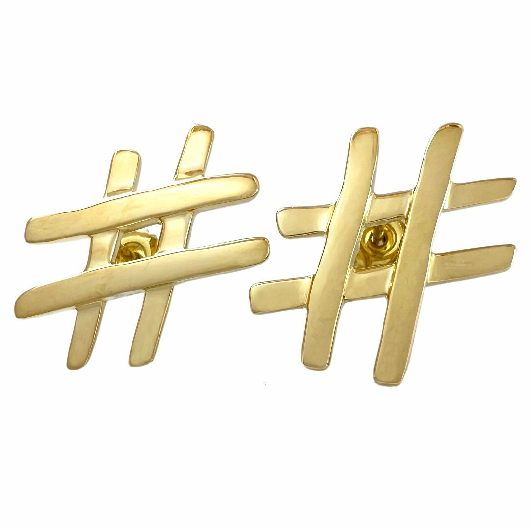 Tiffany & Co. - ティファニー ピアス 18K ラージ ダブルキス Tiffany & Co. - ティファニー ピアス 18K ラージ ダブルキス