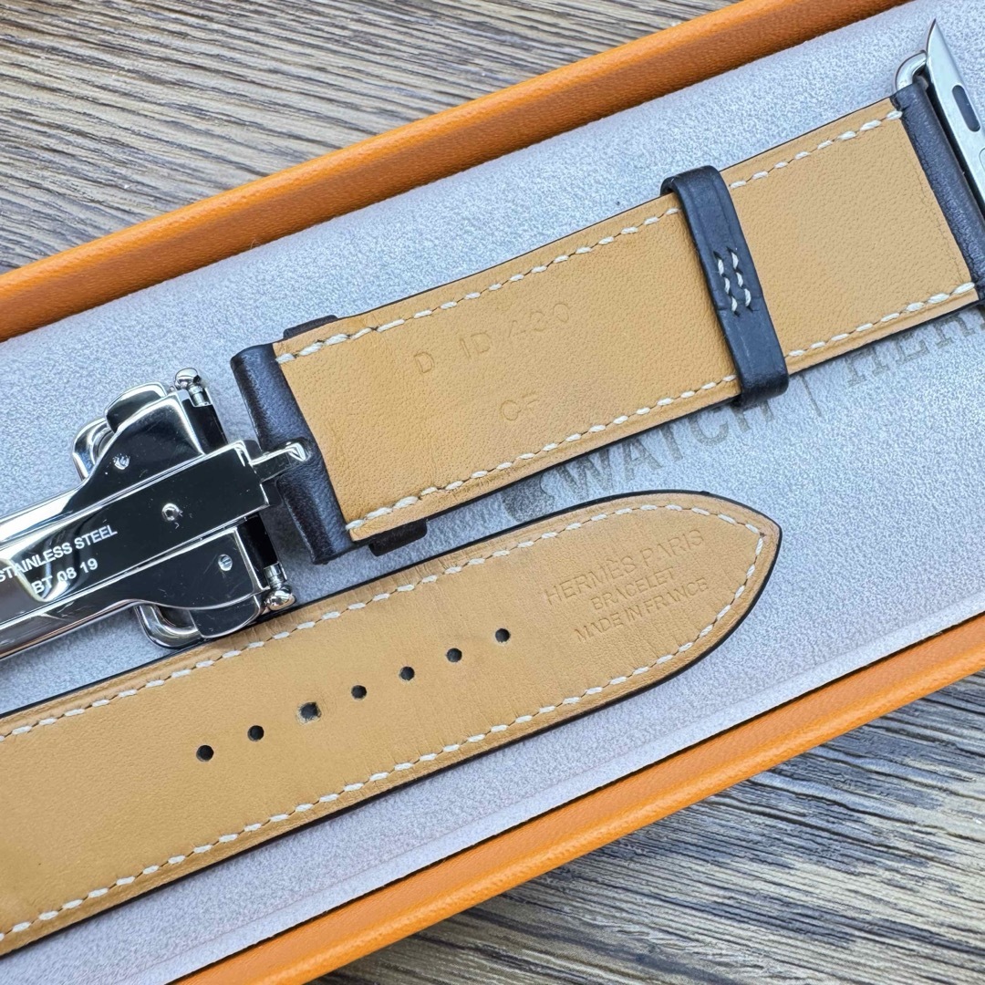 Apple - 2503 美品 Apple Watch エルメス エベンヌ バックル Apple - 2503 美品 Apple Watch エルメス エベンヌ バックル