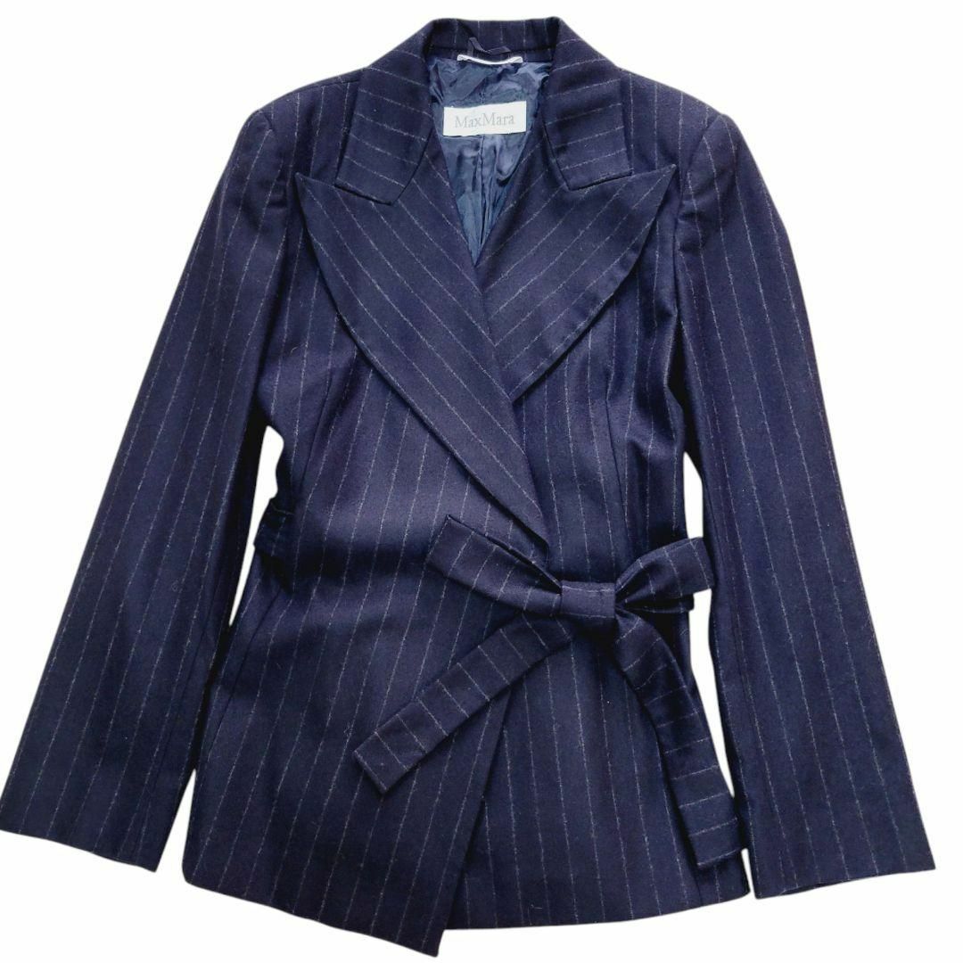 Max Mara - 未使用品 白タグ マックスマーラ カシミヤ混 ラップ Max Mara - 未使用品 白タグ マックスマーラ カシミヤ混 ラップ