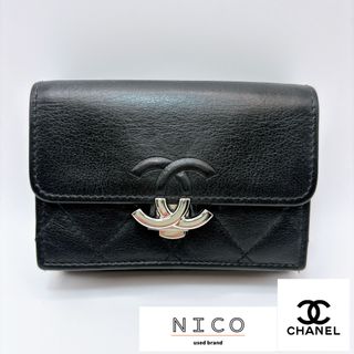 CHANEL - 美品 シャネル ラムスキン マドモアゼル Vステッチ 長 CHANEL - 美品 シャネル ラムスキン マドモアゼル Vステッチ 長
