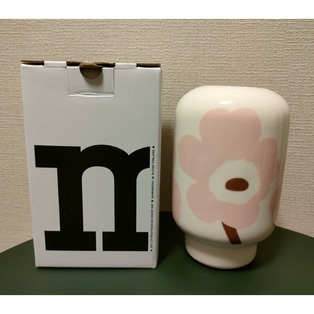 marimekko - 新品 マリメッコ ウニッコ ベース 花瓶 ピンク 箱 marimekko - 新品 マリメッコ ウニッコ ベース 花瓶 ピンク 箱