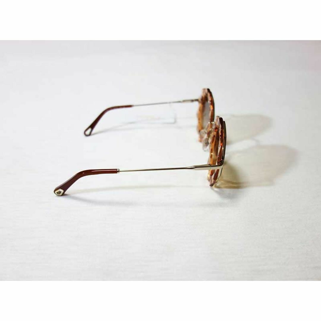 Chloe - クロエ CHLOE 多角形フレーム サングラス ゴールド Chloe - クロエ CHLOE 多角形フレーム サングラス ゴールド