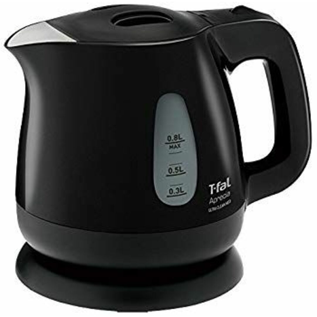 ティファール 電気ケトル 0.8L アプレシア ウルトラクリーン ネオ 抗菌 オニキスブラック KO3908JP d2ldlup スマホ/家電/カメラの生活家電(電気ケトル)の商品写真