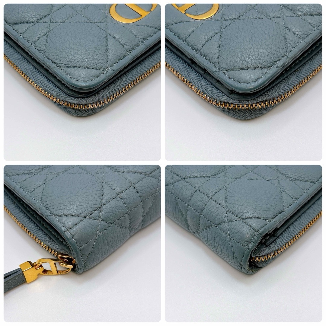 Christian Dior - Dior ディオール カロ スカーレットウォレット Christian Dior - Dior ディオール カロ スカーレットウォレット