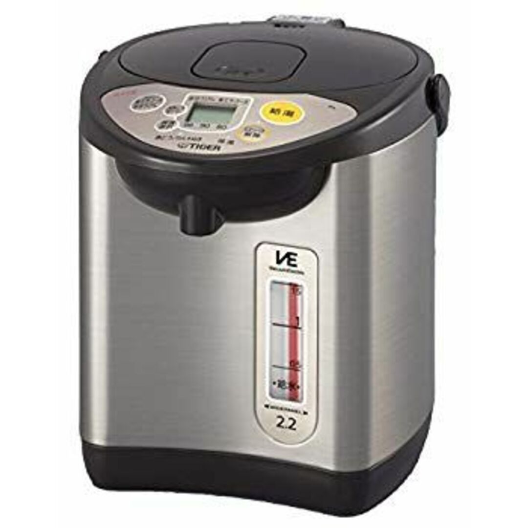 (未使用・未開封品) タイガー 電気ポット 2.2L ブラウン 省スチーム 節電タイマー VE 保温 とく子さん PIL-A220-T f4u0baa スマホ/家電/カメラの生活家電(電気ポット)の商品写真