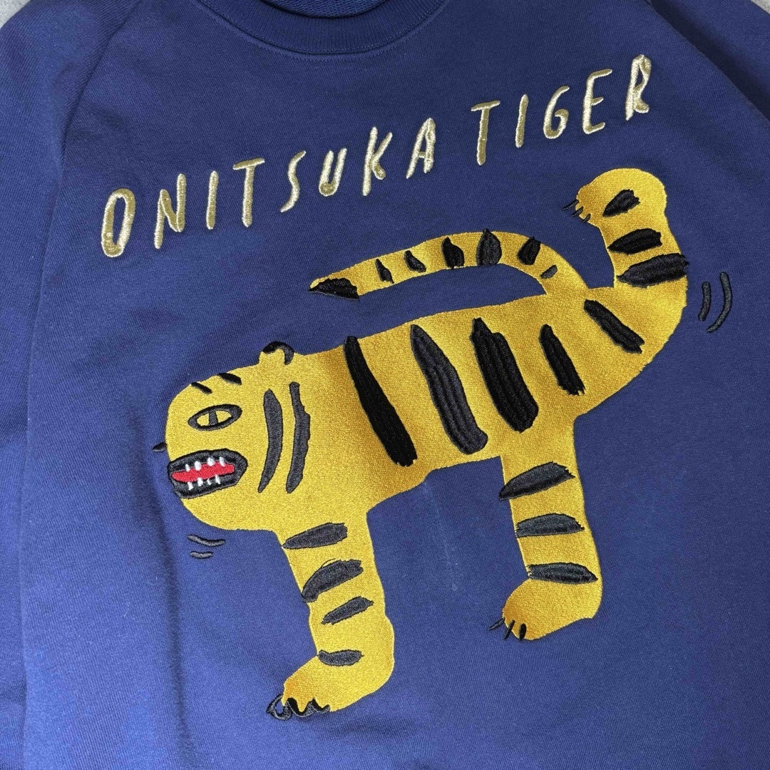 Onitsuka Tiger - オニツカタイガー スウェット 虎 全面刺繍 肉 Onitsuka Tiger - オニツカタイガー スウェット 虎 全面刺繍 肉