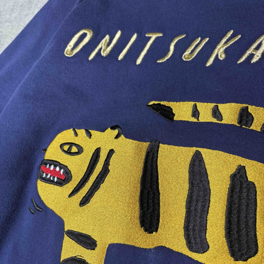 Onitsuka Tiger - オニツカタイガー スウェット 虎 全面刺繍 肉 Onitsuka Tiger - オニツカタイガー スウェット 虎 全面刺繍 肉