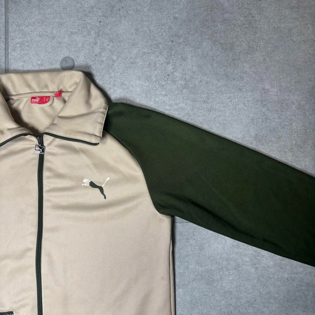 PUMA - OLD PUMA トラックジャケット 良配色 フロッキープリント PUMA - OLD PUMA トラックジャケット 良配色 フロッキープリント