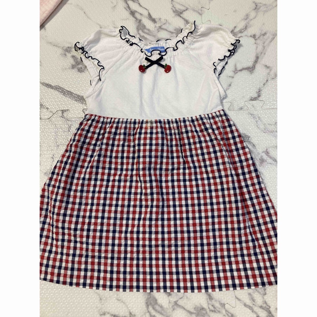 familiar - ファミリア ワンピース 90 の通販 by まき's shop familiar - ファミリア ワンピース 90 の通販 by まき's shop