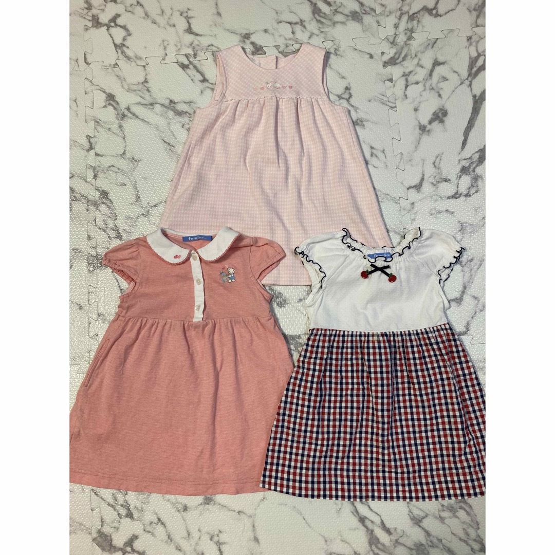familiar - ファミリア ワンピース 90 の通販 by まき's shop familiar - ファミリア ワンピース 90 の通販 by まき's shop