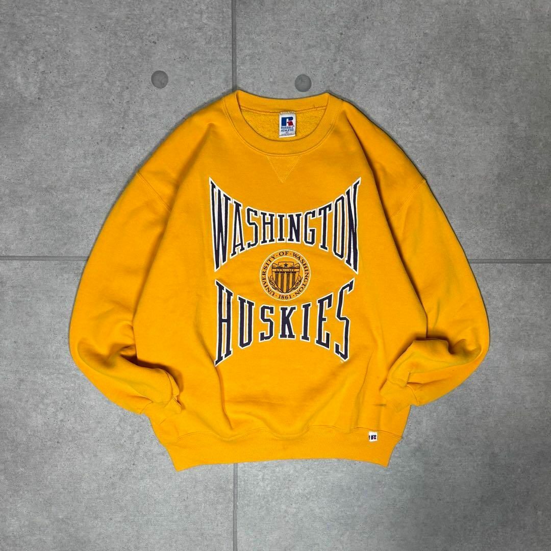 Russell Athletic - ラッセル スウェット カレッジ 三段プリント Russell Athletic - ラッセル スウェット カレッジ 三段プリント