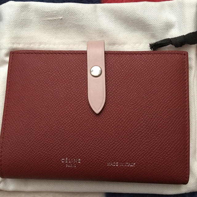 高質で安価 celine - ミディアム 財布 バイカラーストラップ 【mi様