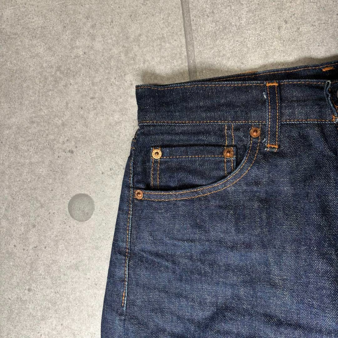 Levi's - Levi's 502XX デニム 赤耳 ビッグE TALONジップ 濃紺 Levi's - Levi's 502XX デニム 赤耳 ビッグE TALONジップ 濃紺