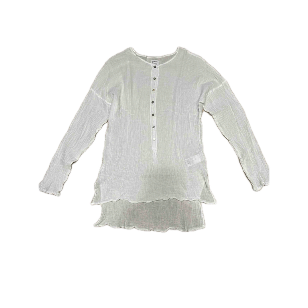 Plage - plage アトリエフランセ 別注 HENLY NECK L/SL シャツの Plage - plage アトリエフランセ 別注 HENLY NECK L/SL シャツの