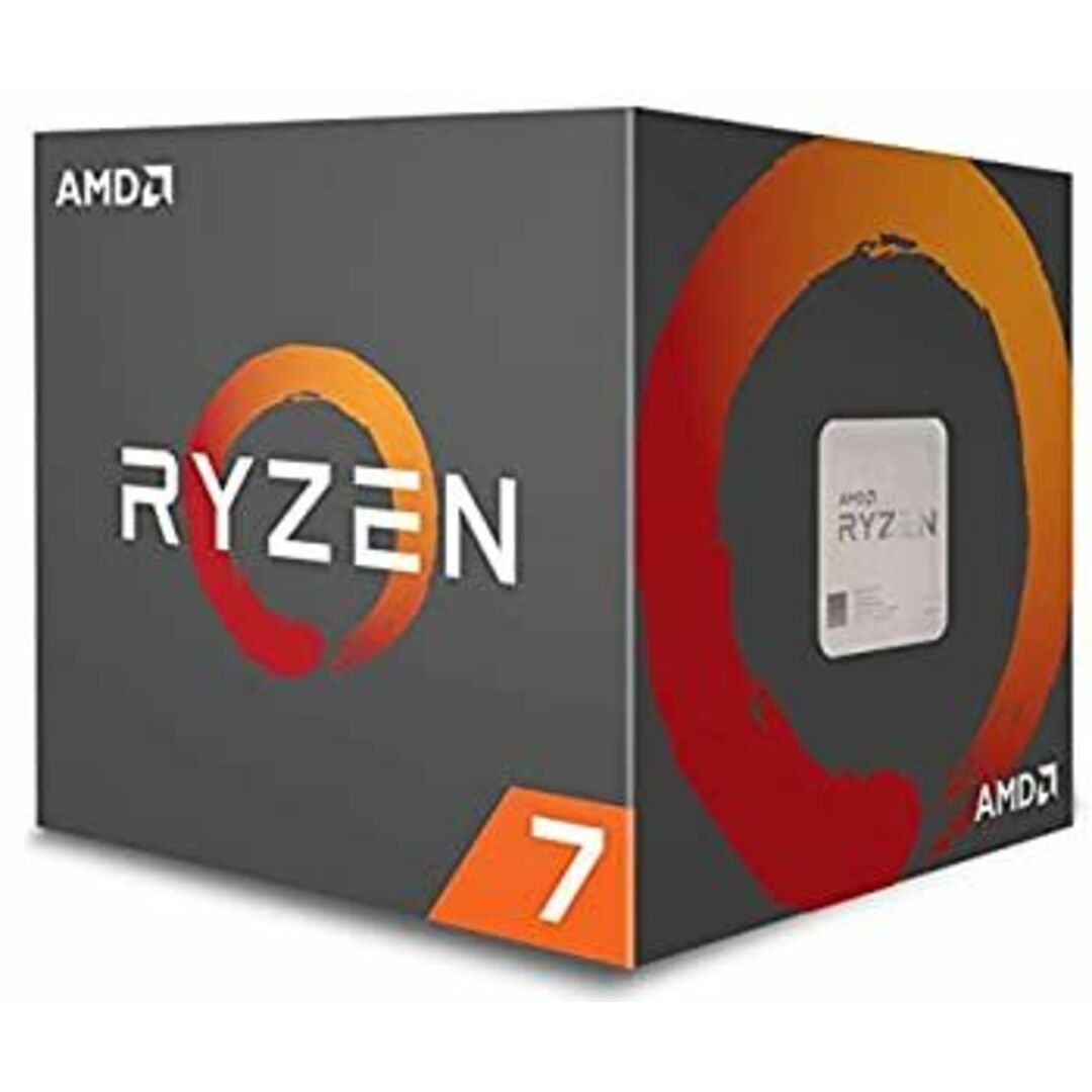 AMD CPU Ryzen7 1700 with WraithSpire 65W cooler AM4 YD1700BBAEBOX スマホ/家電/カメラのPC/タブレット(PCパーツ)の商品写真