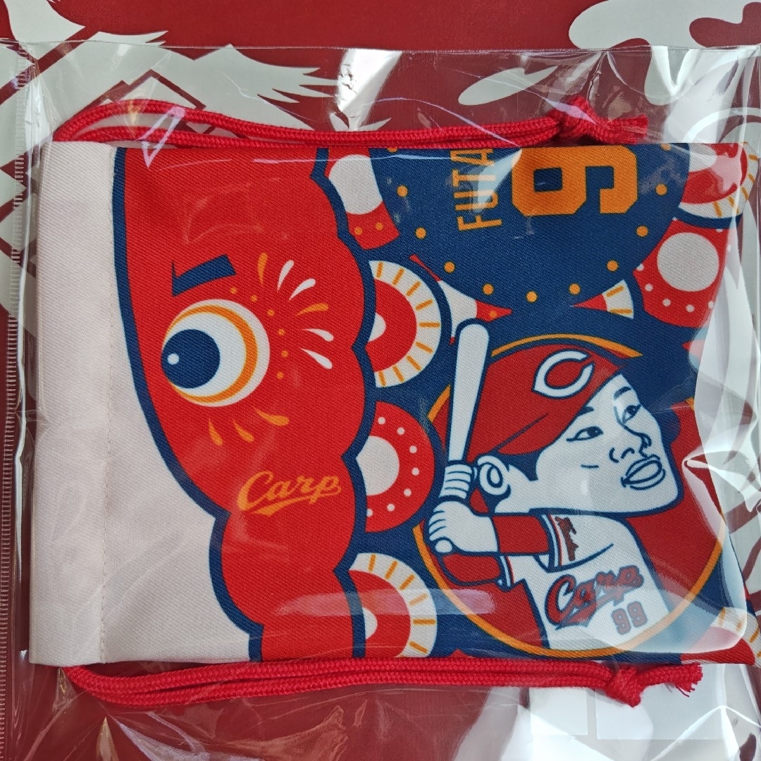 広島東洋カープ - カープ二俣翔一選手こいのぼり巾着!限定販売 広島東洋カープ - カープ二俣翔一選手こいのぼり巾着!限定販売