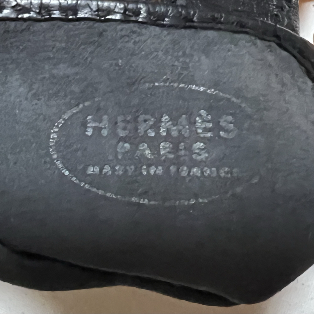 HERMES - HERMES エルメス セリエ グローブ レザー 黒 HERMES - HERMES エルメス セリエ グローブ レザー 黒
