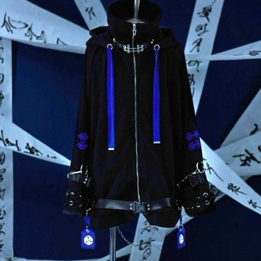 美品】ililil イルイルイル 枵コラボ【空夜】 ジップアップ 美品】ililil イルイルイル 枵コラボ【空夜】 ジップアップ