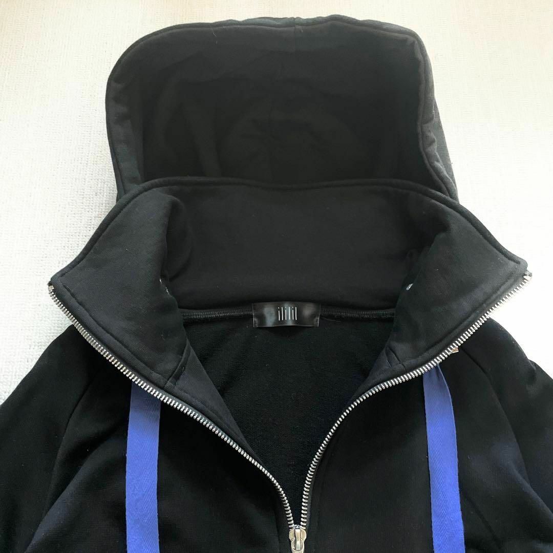 美品】ililil イルイルイル 枵コラボ【空夜】 ジップアップ 美品】ililil イルイルイル 枵コラボ【空夜】 ジップアップ