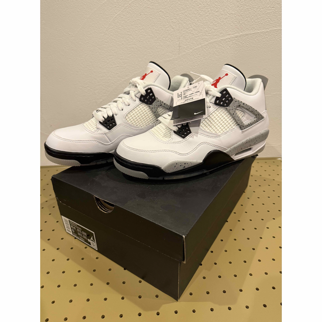 NIKE - NIKE AIR JORDAN 4 GOLF WHITE CEMENT 28.5の通販 by ろ NIKE - NIKE AIR JORDAN 4 GOLF WHITE CEMENT 28.5の通販 by ろ