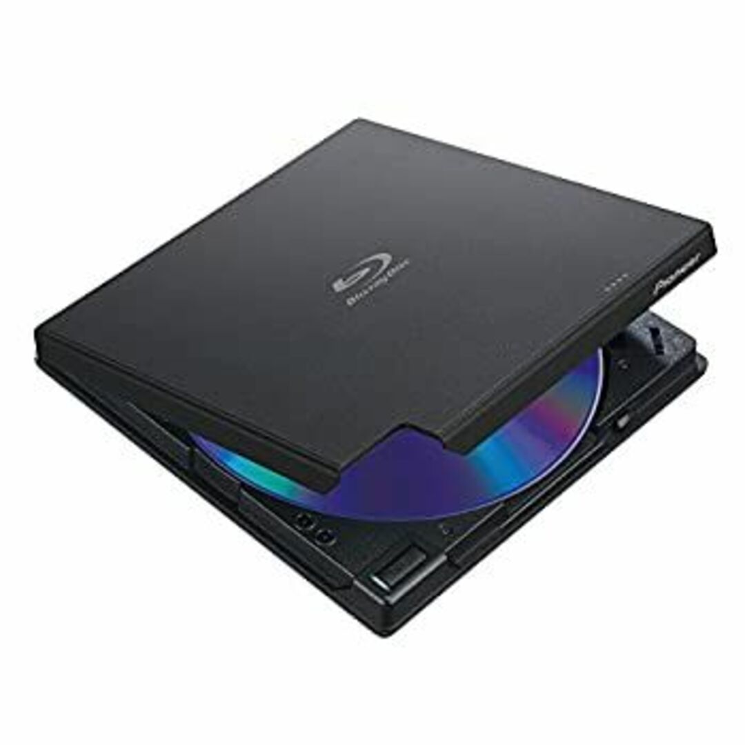 Pioneer パイオニア Ultra HD Blu-ray 再生対応 USB3.0 クラムシェル型ポータブルブルーレイドライブ USBタイプC変換ケーブル付 ブラック BDR-XD スマホ/家電/カメラのPC/タブレット(その他)の商品写真